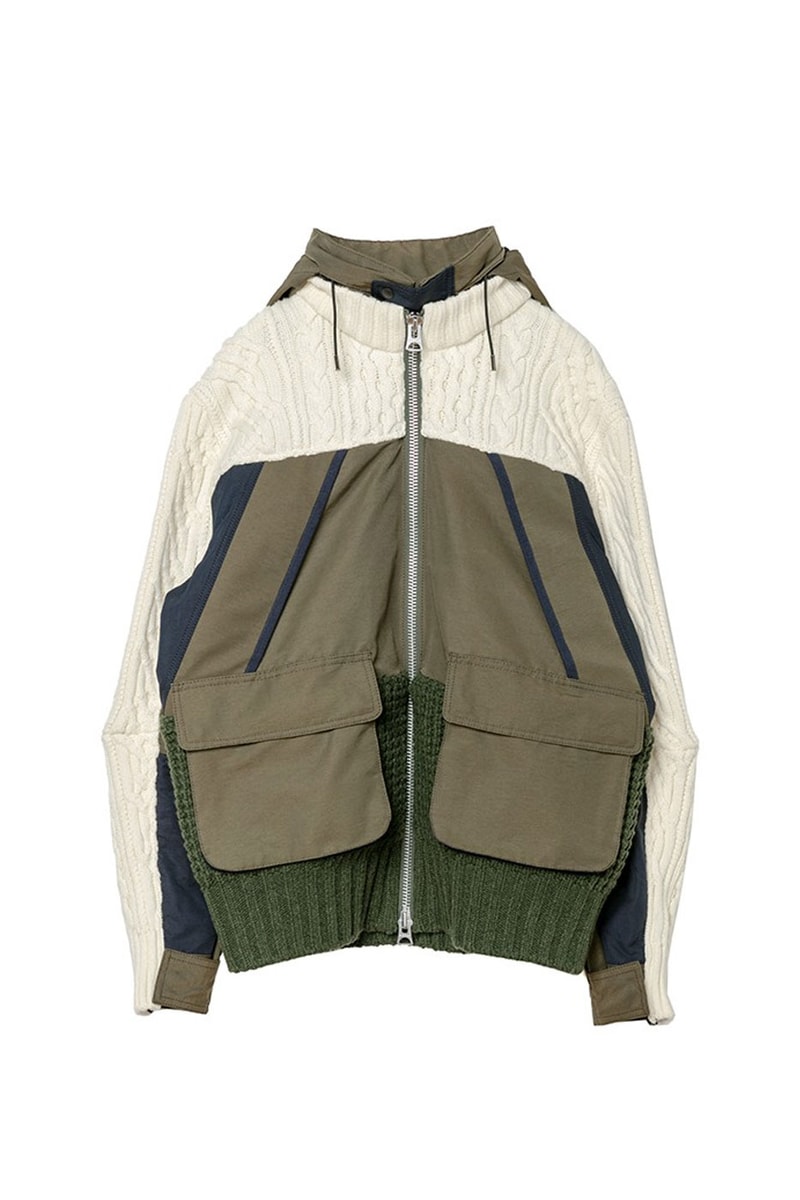 PORTER and sacai Get Winter Ready With Latest Holiday Collection astier de villatte accessories mugs teapots zantan korotan sweaters holiday ugly sweaters collaboration tote bag backpack