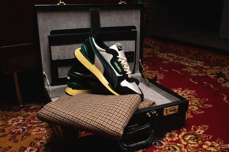 First Look at Puma's The Never Worn Sneaker Capsule archive deadstock sneakers rare distressed suede vtg blaze of glory slipstream lo spacelab white green gold t7 tracksuit coach jacket hoodie early december release info date