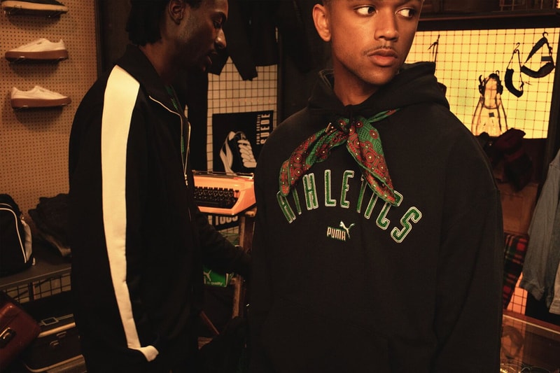 First Look at Puma's The Never Worn Sneaker Capsule archive deadstock sneakers rare distressed suede vtg blaze of glory slipstream lo spacelab white green gold t7 tracksuit coach jacket hoodie early december release info date