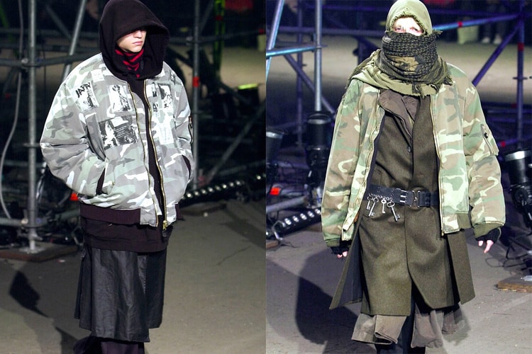 Raf Simons' FW01 "Riot! Riot! Riot!" Bomber Jackets Land at Machine-A