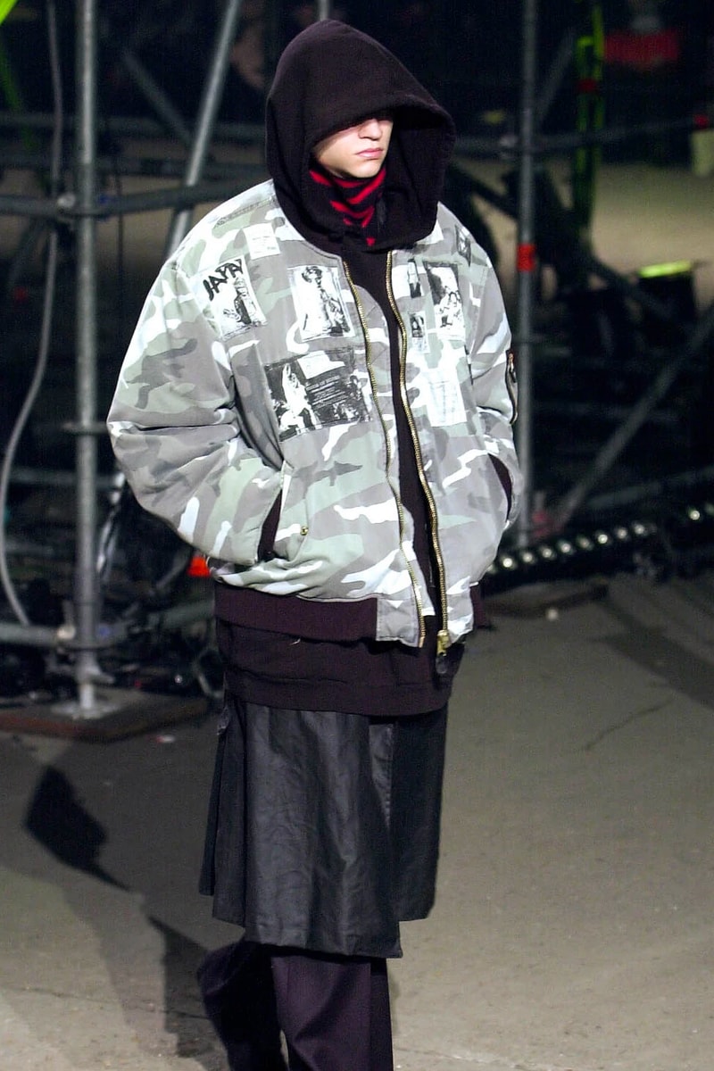 Machine-A x Byronesque "Machine-B" Raf Simons "Riot! Riot! Riot!" Bomber Jacket Fall Winter 2001 AW01 Rare Vintage Coat Kanye West Drake Toosie Slide Belgian Designer