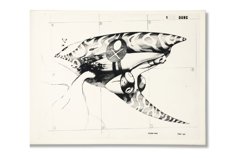 Rare 1970 'Dune' Storyboard Is Set To Hit the Auction Block at Christie's alejandro jodorowsky Denis Villeneuve timothee chalamet zendaya