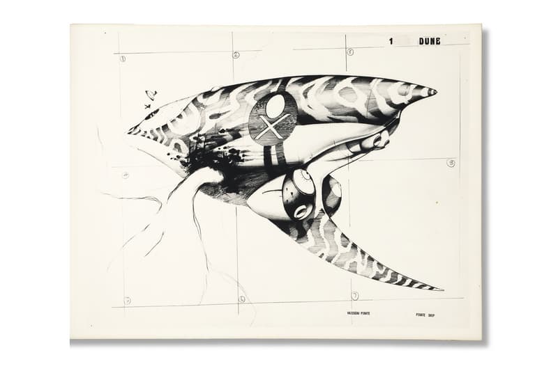 Rare 1970 'Dune' Storyboard Is Set To Hit the Auction Block at Christie's alejandro jodorowsky Denis Villeneuve timothee chalamet zendaya