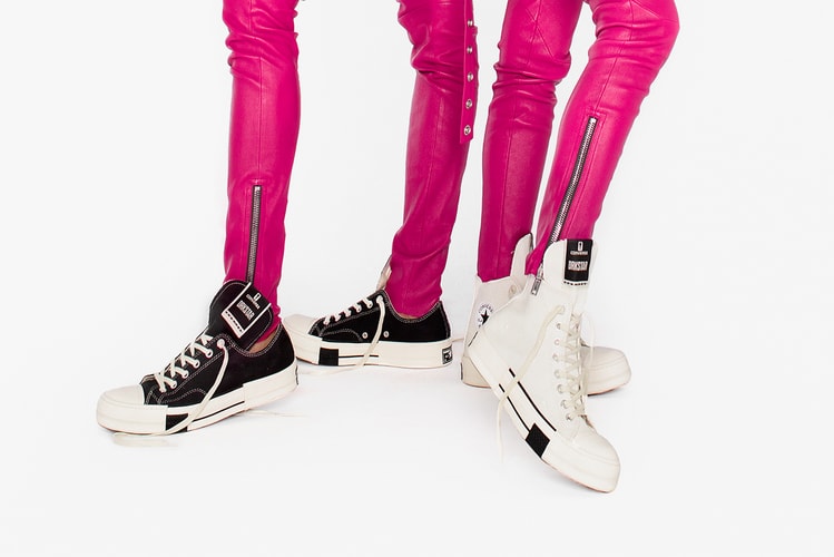 Rick Owens DRKSHDW Revisits the Converse Chuck Taylor for DRKSTAR Collaboration