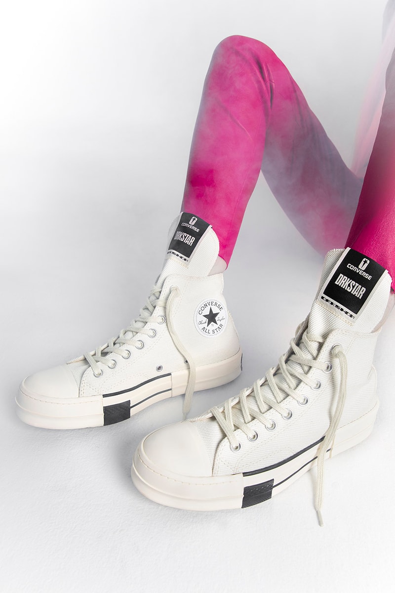 rick owens drkshdw converse drkstar release information details chuck taylor release information
