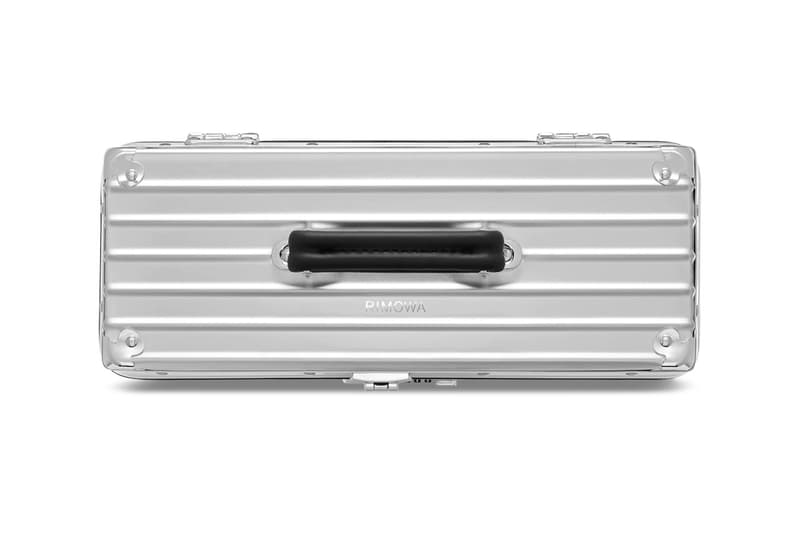 rimowa limited edition one bottle wine champagne case anodized grooved aluminum dimensions made in germany release info