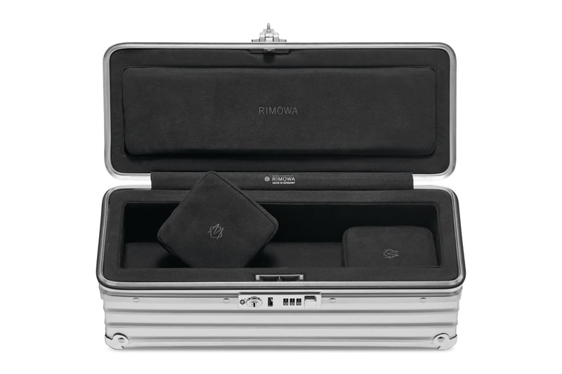 rimowa limited edition one bottle wine champagne case anodized grooved aluminum dimensions made in germany release info