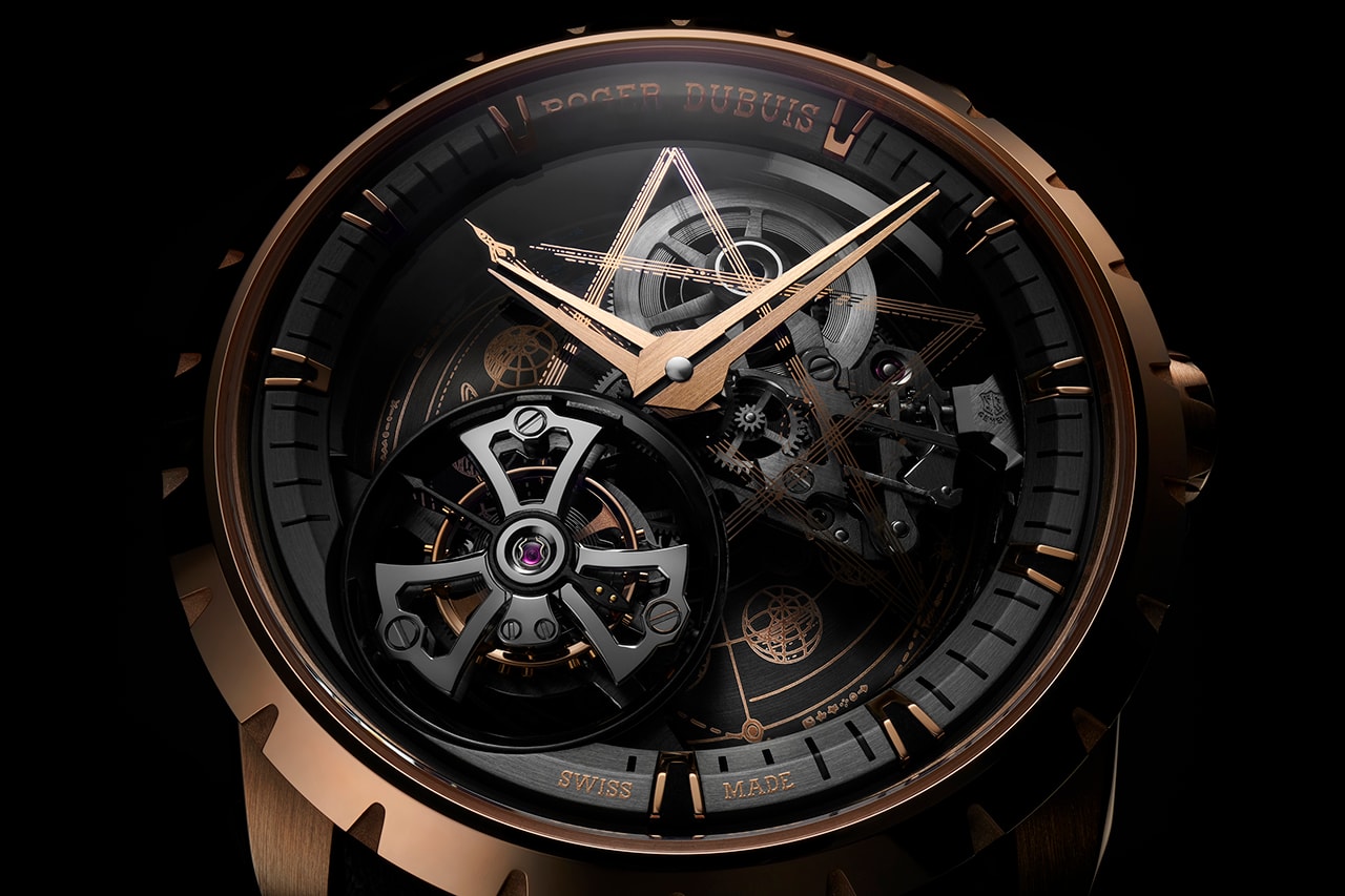 Roger Dubuis And Famed Tattoo Artist Collaborate On Space And Time Themed Excalibur Monotourbillon.