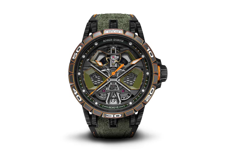 Carbon And Titanium Roger Dubuis Excalibur Spider Huracàn Automatic Represents Racing Series Lamborghini