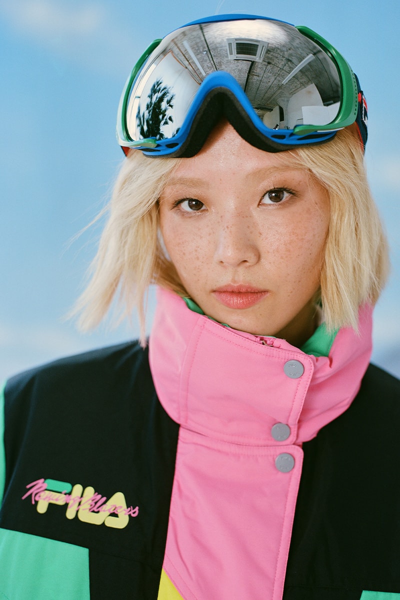 Rowing Blazers x FILA FW21 Collaboration Release information lookbook skiing looks
