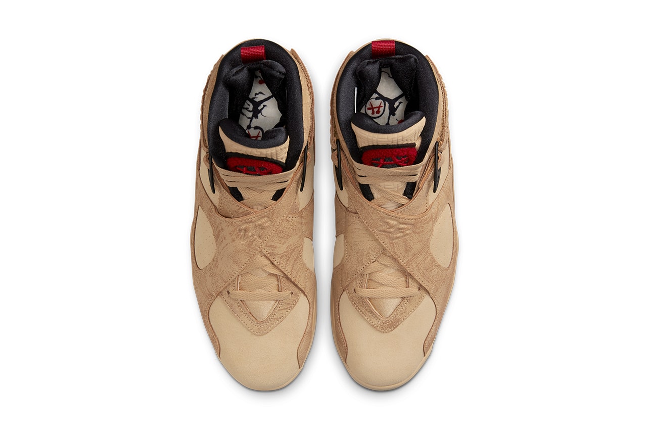 rui hachimura air jordan 8 se DO2496 700 twine gym red black sesame release date info store list buying guide photos price 