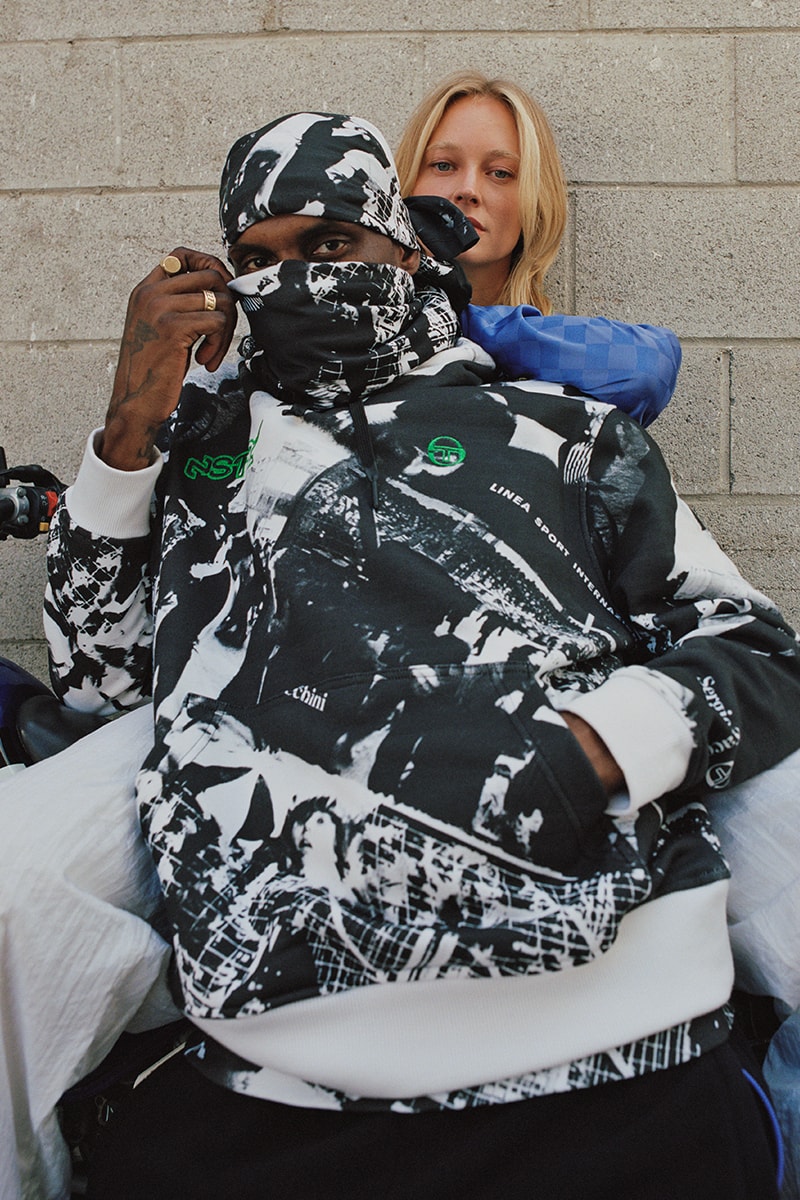 A$AP Nast Puts a Spin on Sergio Tacchini's Football Archive Staples tracksuits  fleece sweaters  tees  sneakers classic soccer jerseys and bucket hats green purple indigo mint ST x Nast New Young Line Sneaker release date info