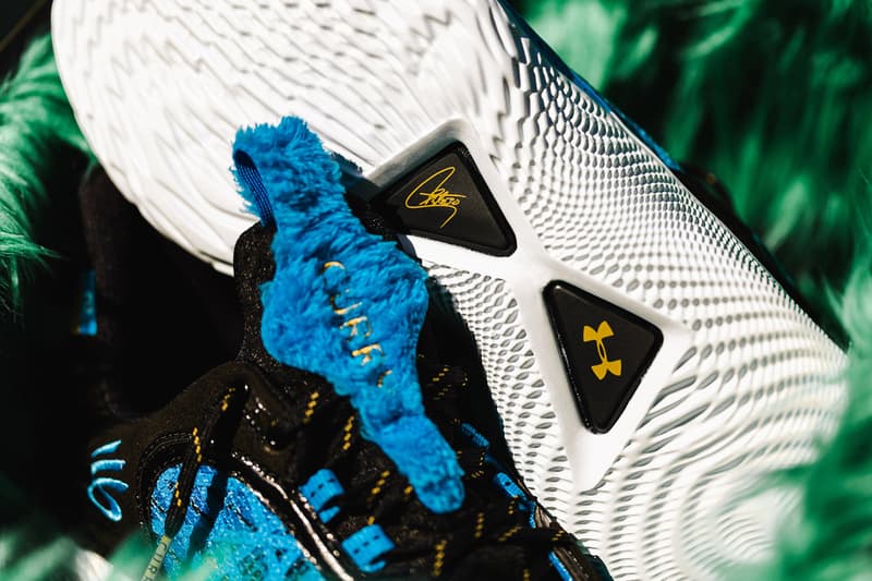 Sesame Street Under Armour Stephen Curry Flow 9 Cookie Monster Closer Look Release Info Date Buy Price