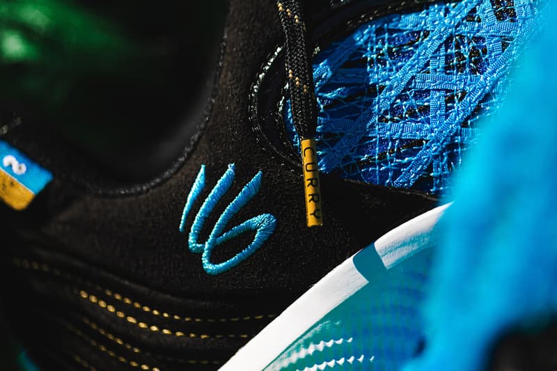 Sesame Street Under Armour Stephen Curry Flow 9 Cookie Monster Closer Look Release Info Date Buy Price