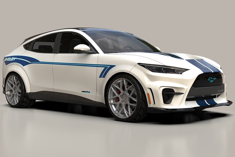 Shelby Mustang Mach-E GT Concept SEMA GT350 GT500 Revealed First Look Electric Cars Futuristic EV