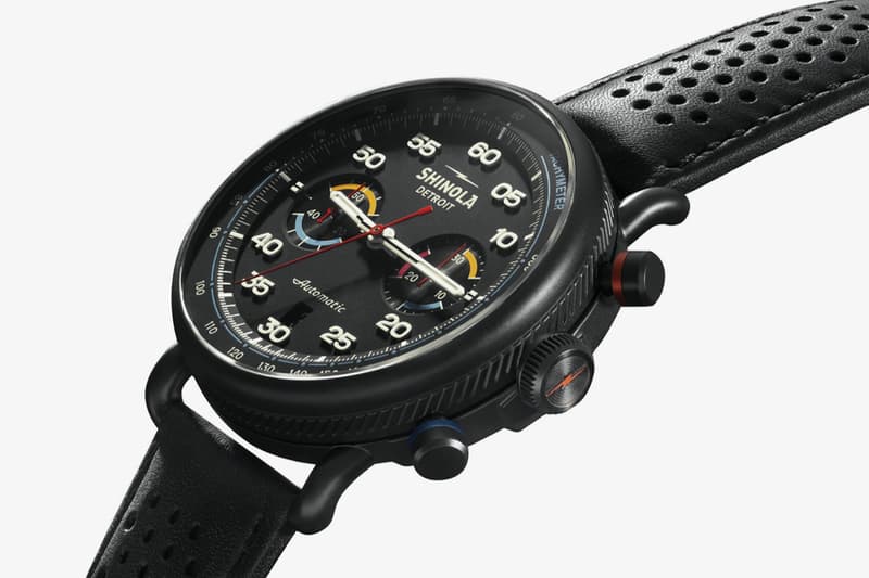 shinola detroit canfield speedway lap 03 third edition automatic chronograph movement sellita sw510 bh 