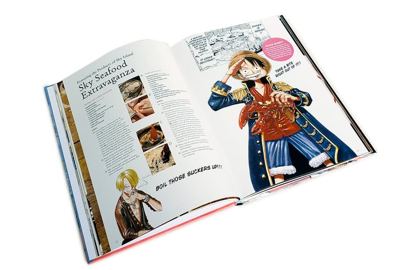 shonen jump one piece pirate recipes sanji luffy cookbook anime manga straw hat