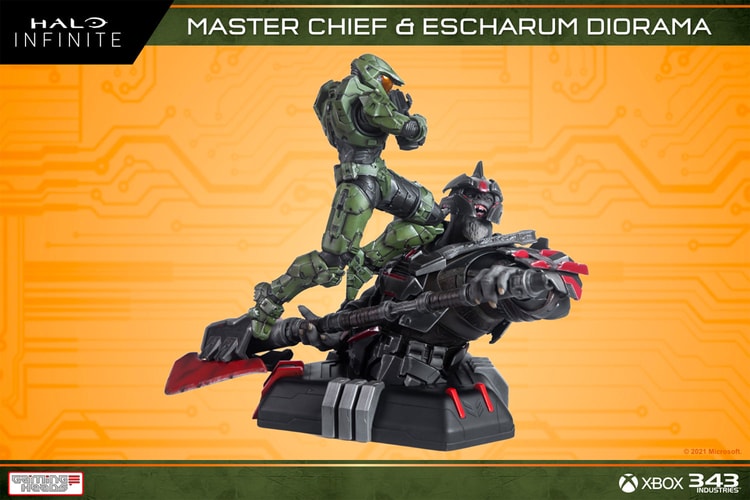 Gaming Heads Celebrates 'Halo Infinite' With Premium Master Chief and Escharum Diorama