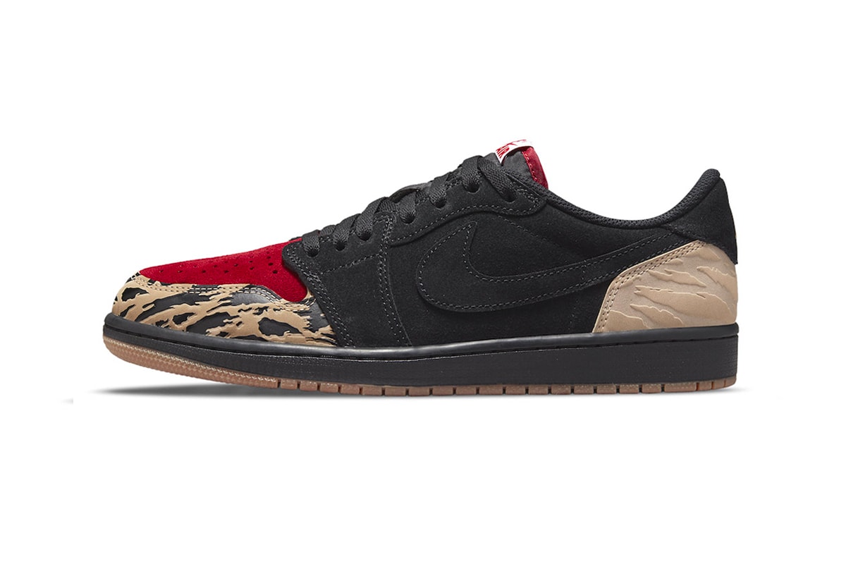 solefly air jordan 1 low official photos DN3400-001 online release info release date december 17 2021 miami special edition travis scott air carnivore 1992 bison sb dunk low red black suede gum sole