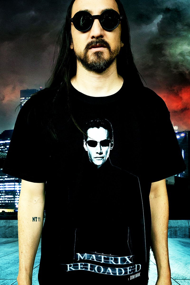 Dim Mak The Matrix Warner Bros collaboration capsule t shirts longsleeve hoodies mx1 2 3 black 38 85 usd price release info 