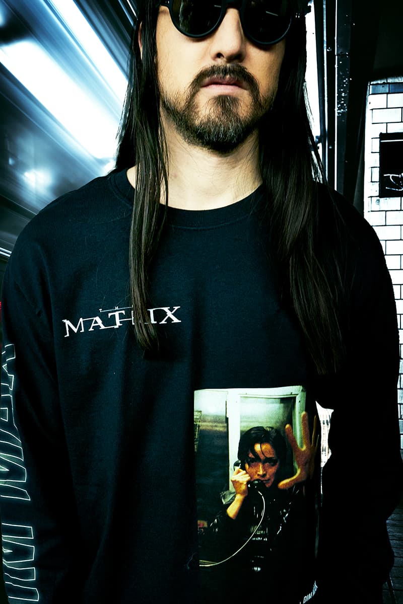 Dim Mak The Matrix Warner Bros collaboration capsule t shirts longsleeve hoodies mx1 2 3 black 38 85 usd price release info 