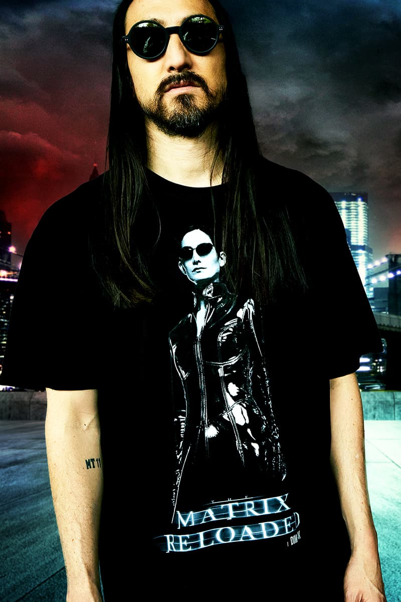 Dim Mak The Matrix Warner Bros collaboration capsule t shirts longsleeve hoodies mx1 2 3 black 38 85 usd price release info