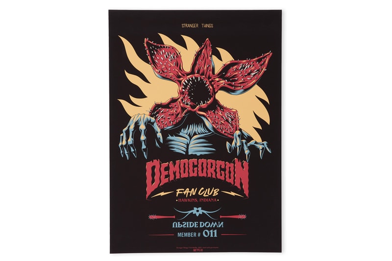 Stranger things season 4 demogorgon eleven Zavvi merchandise Hawkins 
