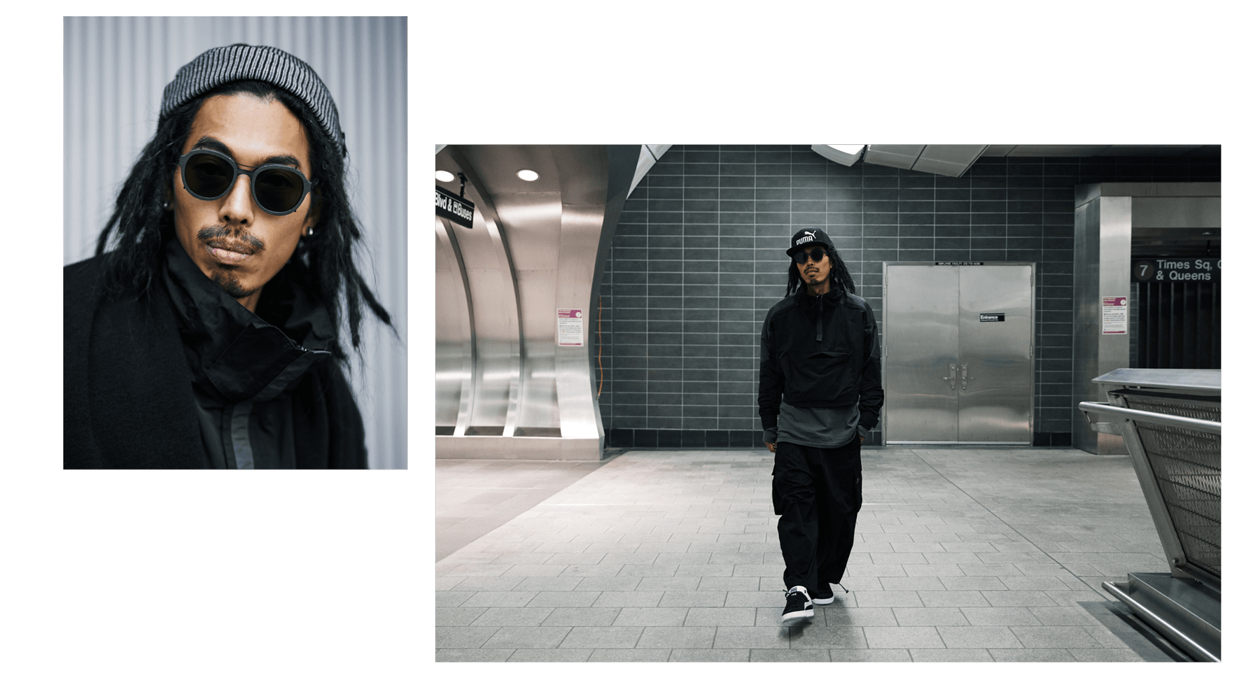 puma accessories bucket hat style thin black line art body evan tattoo artist beanie