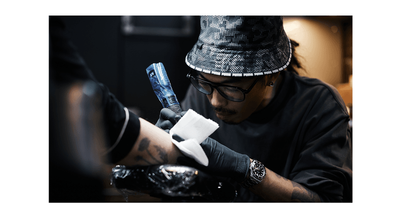 puma accessories bucket hat style thin black line art body evan tattoo artist beanie