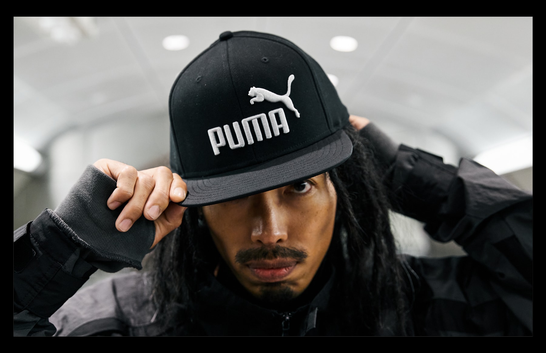 puma accessories bucket hat style thin black line art body evan tattoo artist beanie