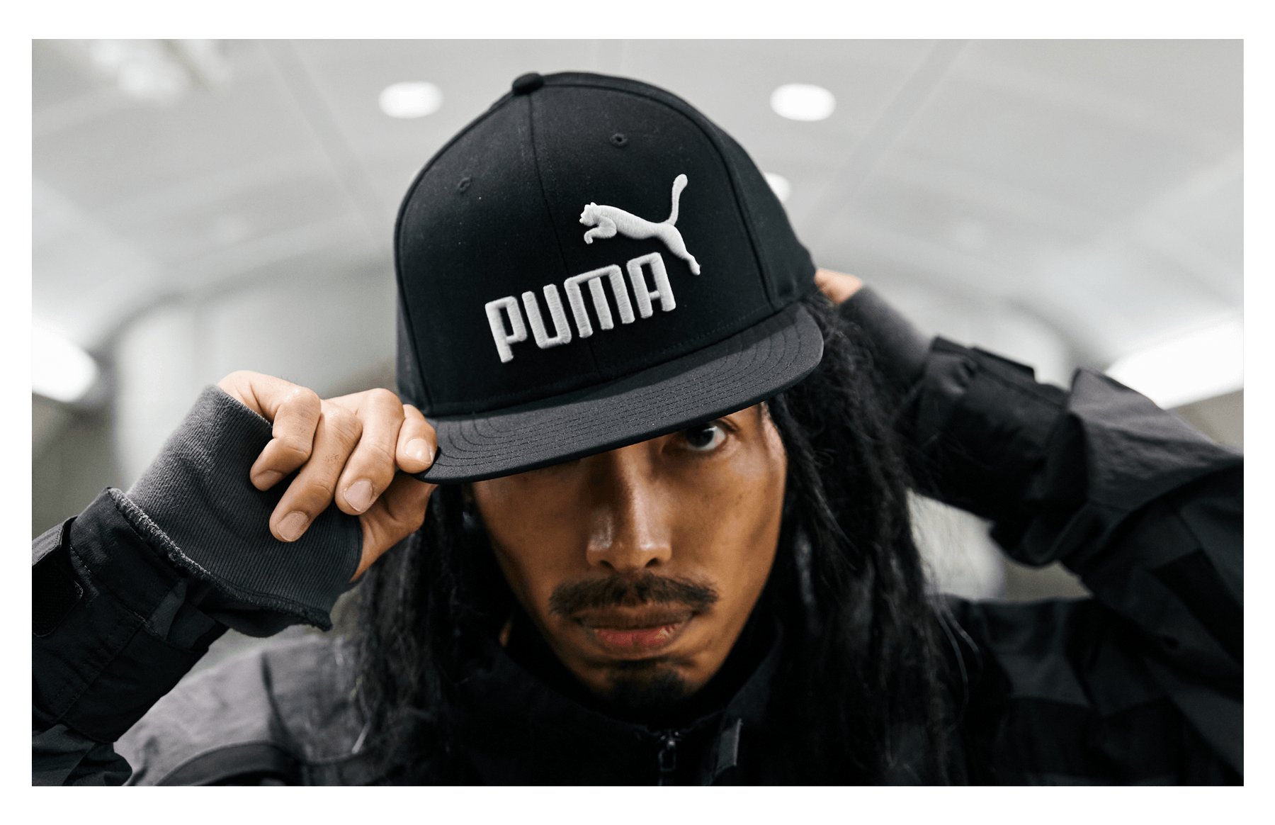 puma accessories bucket hat style thin black line art body evan tattoo artist beanie