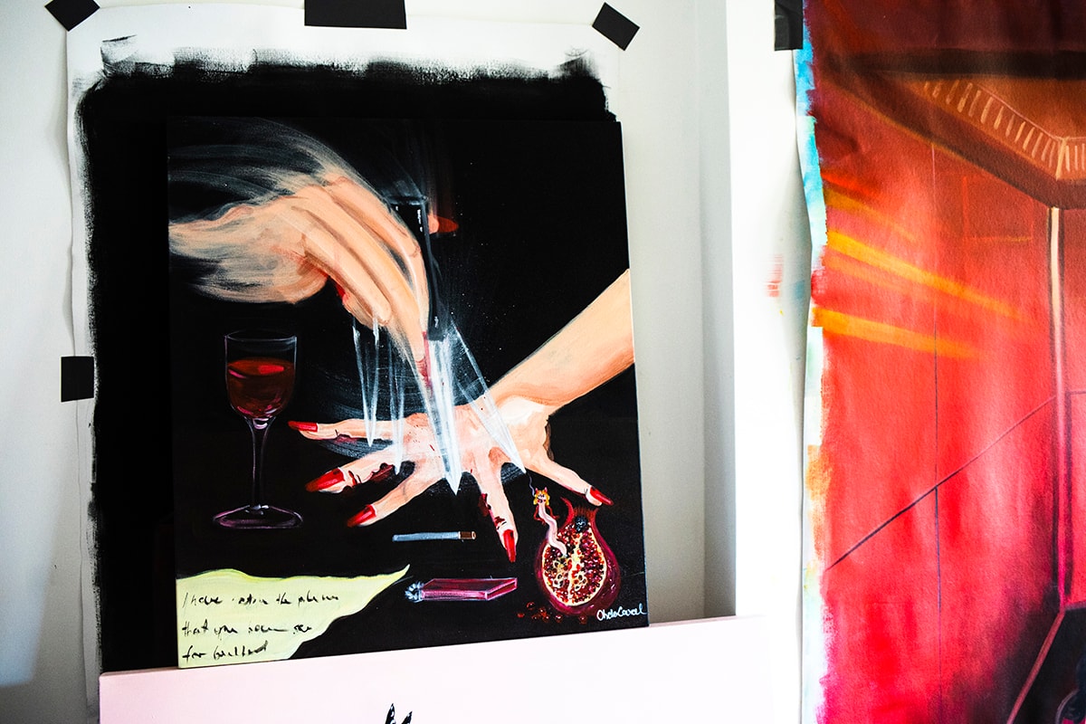 Oh de Laval Studio Visit Interview 2021 London Paris Artist Contemporary Art