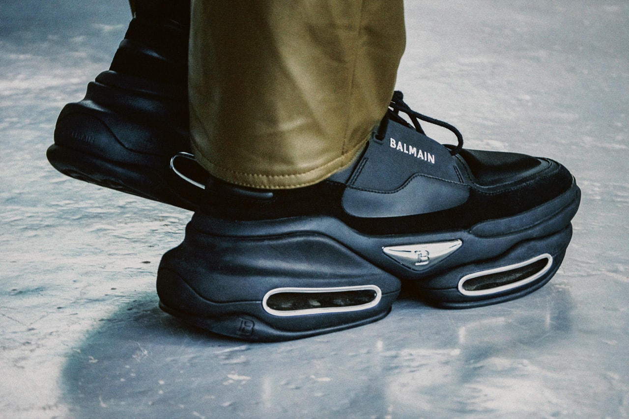 balmain bbold stylist experiment sneakers hub