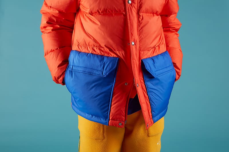 The North Face Gets Bold and Technical This Holiday Season Conrad Anker Capsule Color Block Collection utility heritage mountain outdoors cheerful patterns vibrant colorways