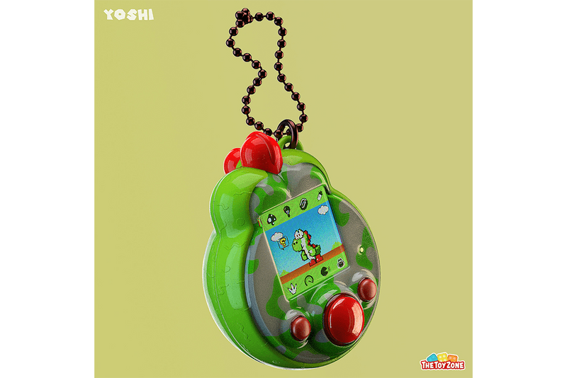 TheToyZone Tamagotchi Fictional Cartoon Pets reimagined Spongebob Square Pants luna sailor moon the Simpsons Bandai Futurama Among Us Super Mario Yoshi 