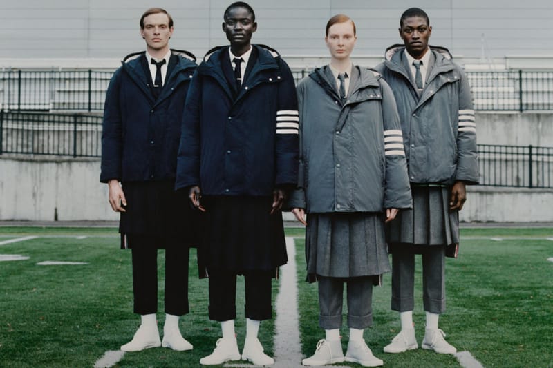 Thom Browne's 2021 Football Capsule Collection Revisits Traditional Silhouettes