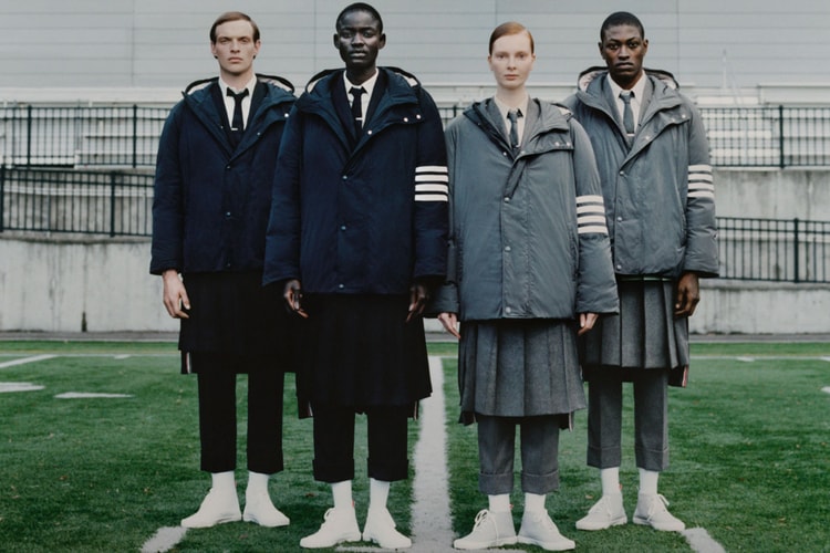 Thom Browne's 2021 Football Capsule Collection Revisits Traditional Silhouettes