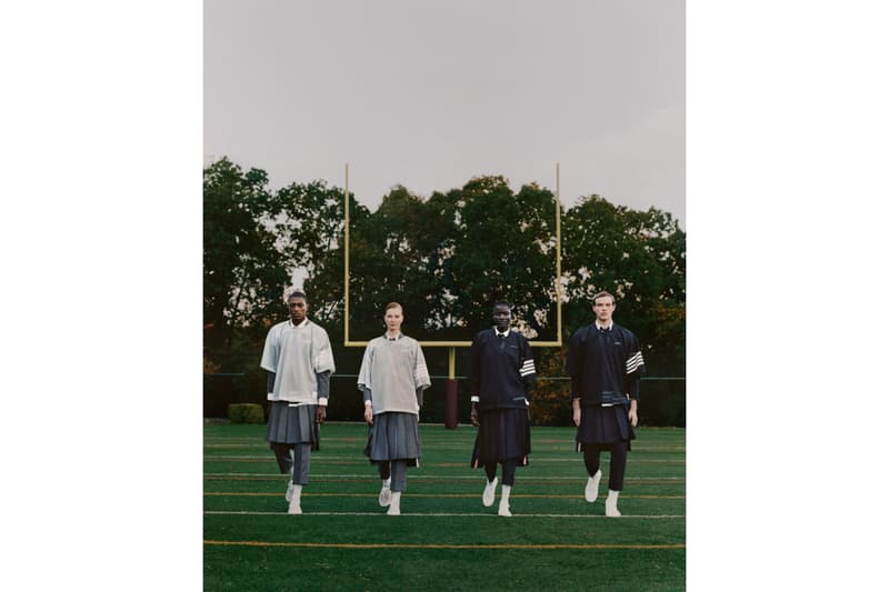 Thom Browne's 2021 Football Capsule Collection Revisits Traditional Silhouettes