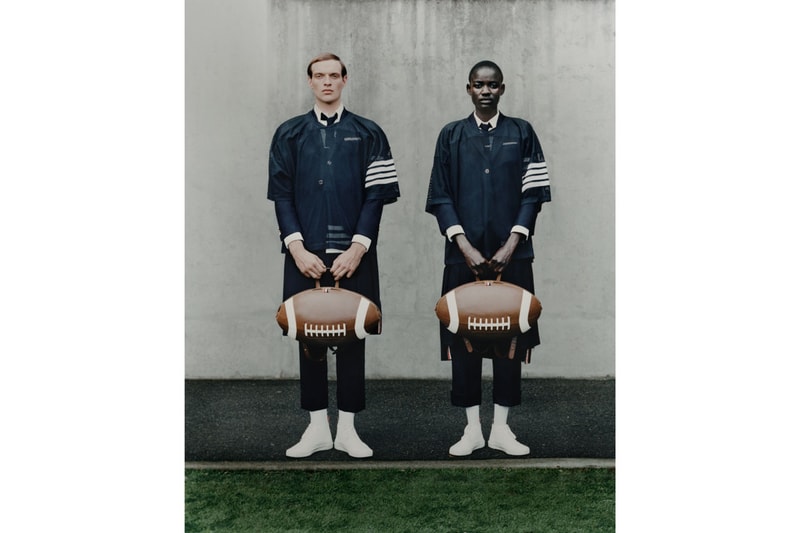 Thom Browne's 2021 Football Capsule Collection Revisits Traditional Silhouettes