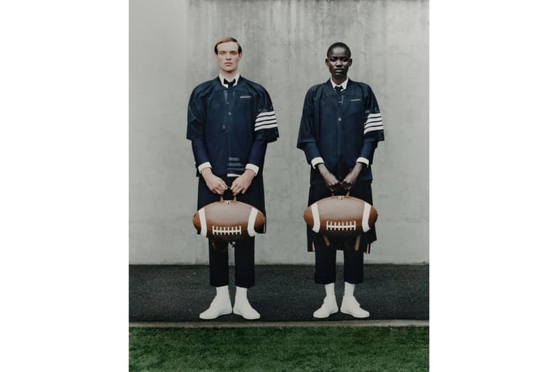 Thom Browne's 2021 Football Capsule Collection Revisits Traditional Silhouettes