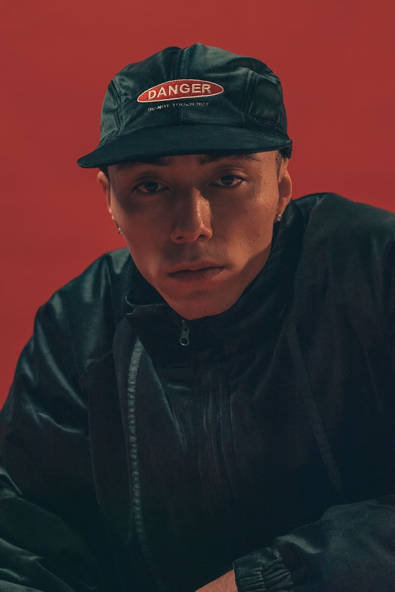 TIGHTBOOTH x BlackEyePatch "TBEP" Collection Info fashion japan fire flame skateboard caps pullovers anorak hoodies jackets beige blue white Rio Morishige