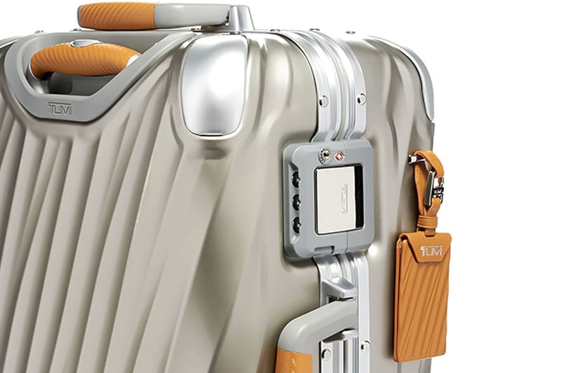 tumi metal luggage