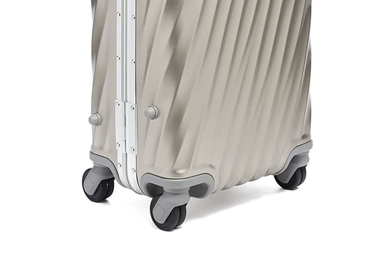 TUMI 19 Degree Titanium Luggage series metal aluminum luggage suitcases