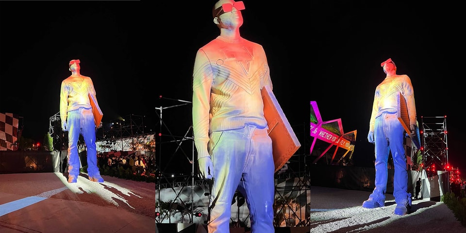 Louis Vuitton Unveils Virgil Abloh Statue at SS22 Miami Presentation - HYPEBEAST