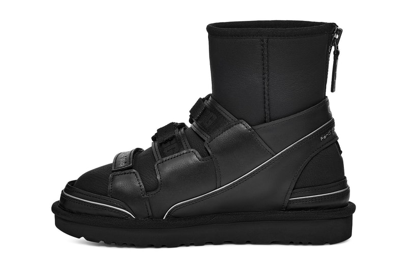Feng Chen Wang Reveals Deconstructed 3-in-1 UGG Boots for FW21 LVMH prize sandals bucket hat slides snowboard boots scok liner uggplush summer winter footwear collection release info available online 