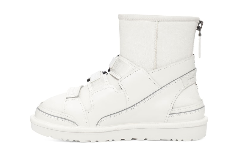 Feng Chen Wang Reveals Deconstructed 3-in-1 UGG Boots for FW21 LVMH prize sandals bucket hat slides snowboard boots scok liner uggplush summer winter footwear collection release info available online 