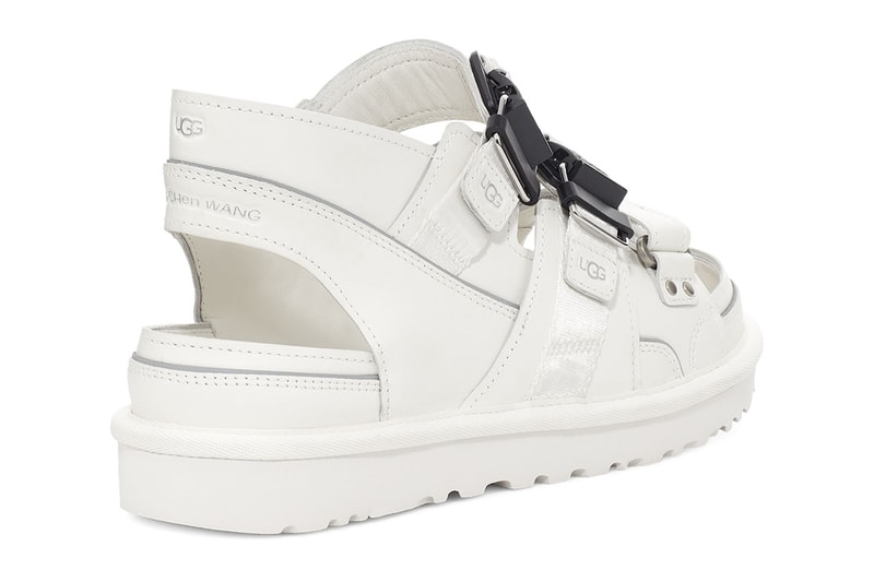 Feng Chen Wang Reveals Deconstructed 3-in-1 UGG Boots for FW21 LVMH prize sandals bucket hat slides snowboard boots scok liner uggplush summer winter footwear collection release info available online 