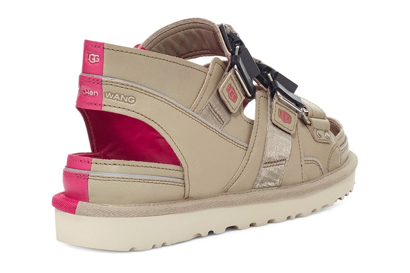 Feng Chen Wang Reveals Deconstructed 3-in-1 UGG Boots for FW21 LVMH prize sandals bucket hat slides snowboard boots scok liner uggplush summer winter footwear collection release info available online 