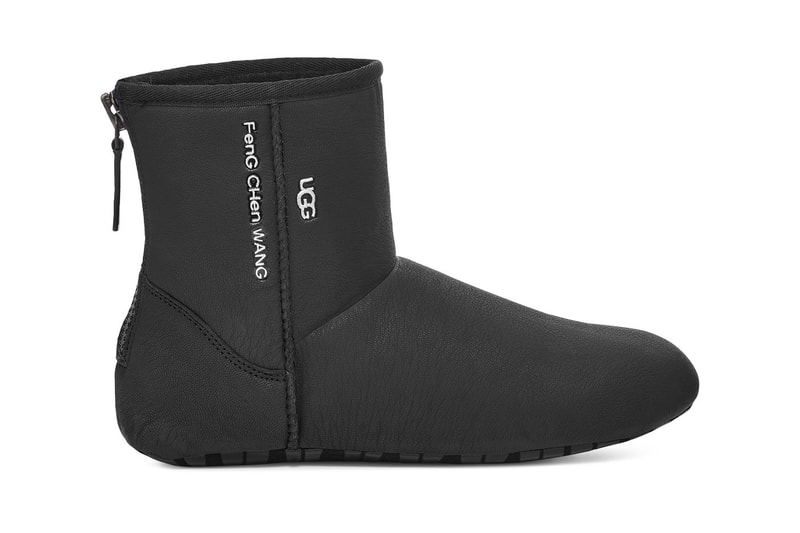 Feng Chen Wang Reveals Deconstructed 3-in-1 UGG Boots for FW21 LVMH prize sandals bucket hat slides snowboard boots scok liner uggplush summer winter footwear collection release info available online 