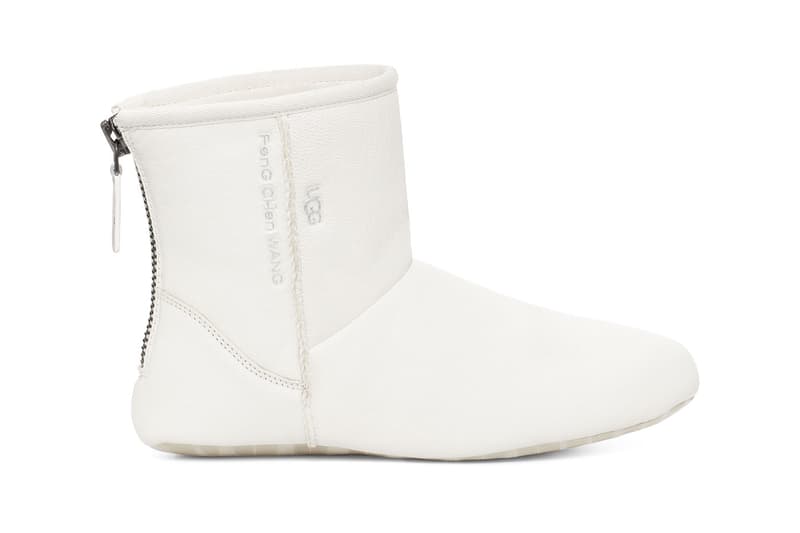 Feng Chen Wang Reveals Deconstructed 3-in-1 UGG Boots for FW21 LVMH prize sandals bucket hat slides snowboard boots scok liner uggplush summer winter footwear collection release info available online 